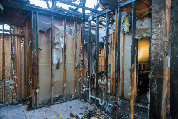 Professional Emergency Fire Cleanup technician working in Sykesville, MD